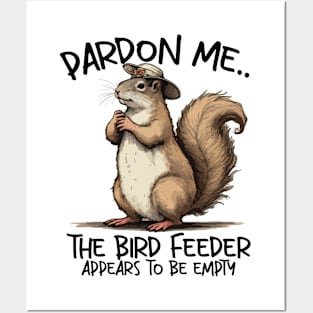 Pardon Me Squirrel Posters and Art